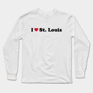 I Love St Louis Long Sleeve T-Shirt